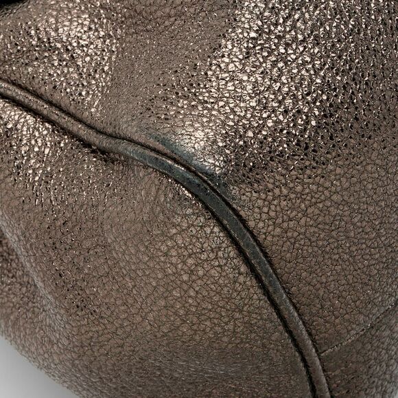 Jimmy Choo Metallic Leather Ramona Shoulder Bag - Picture 11 of 15